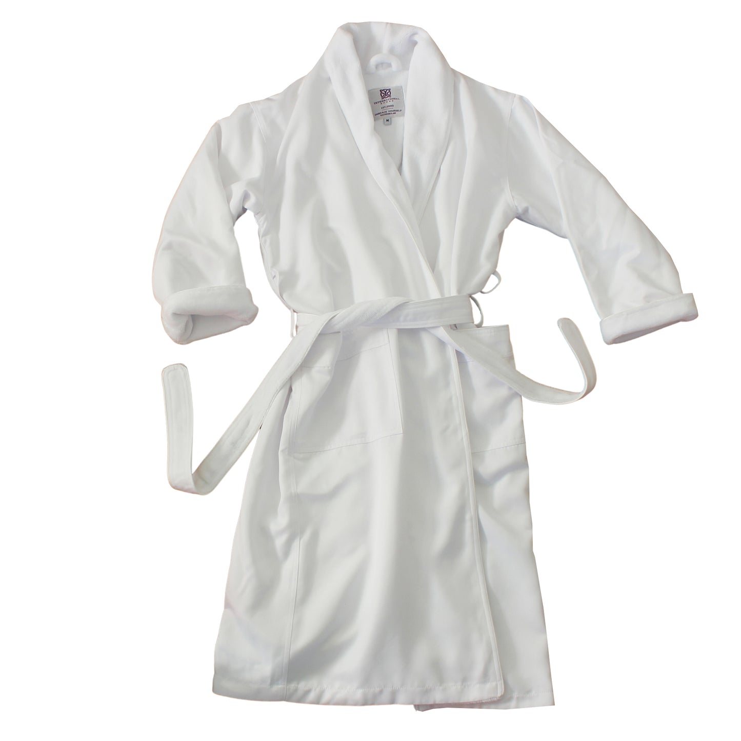 Spa Robe Microfiber Twill with Ultra Soft Plush Lining for Men and Women