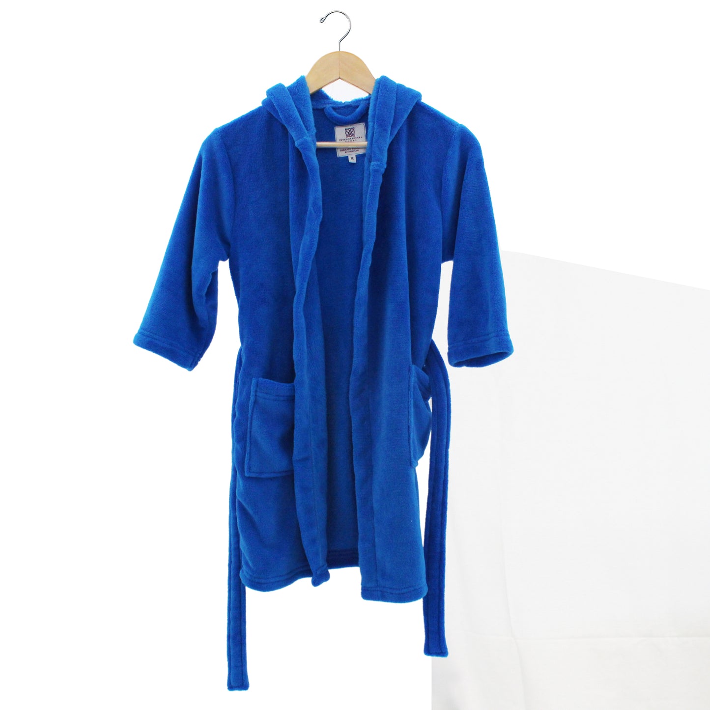 Kids Cozy Robe Super Soft Plush Kids Bathrobe in Classic & Vibrant Hues - Ages 4-15