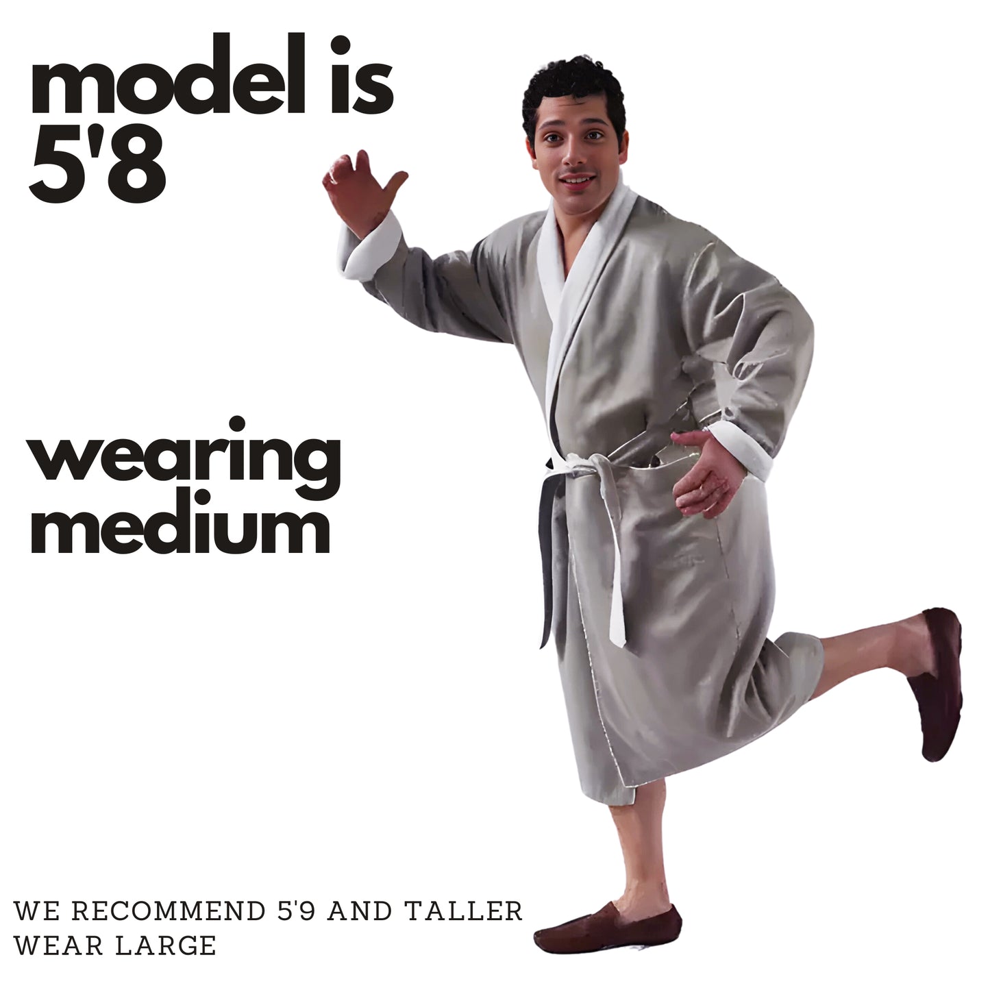 Spa Robe Microfiber Twill with Ultra Soft Plush Lining for Men and Women